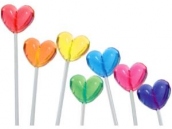 Celebrate Valentine's with Heart Shaped Suckers